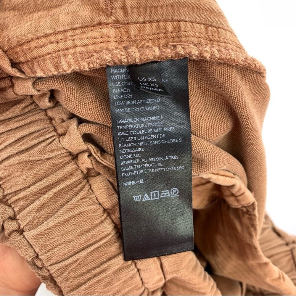 FREE PEOPLE Margate Pleated Trouser Burnt Orange XS - Picture 7 of 11
